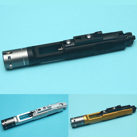 G&P MWS Forged Aluminum Complete Bolt Carrier Group Set ( For TM Buffer Tube )-Grey