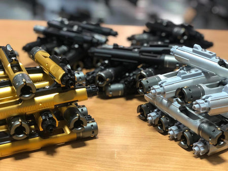 G&P MWS Forged Aluminum Complete Bolt Carrier Group Set ( For TM Buffer Tube )-Grey