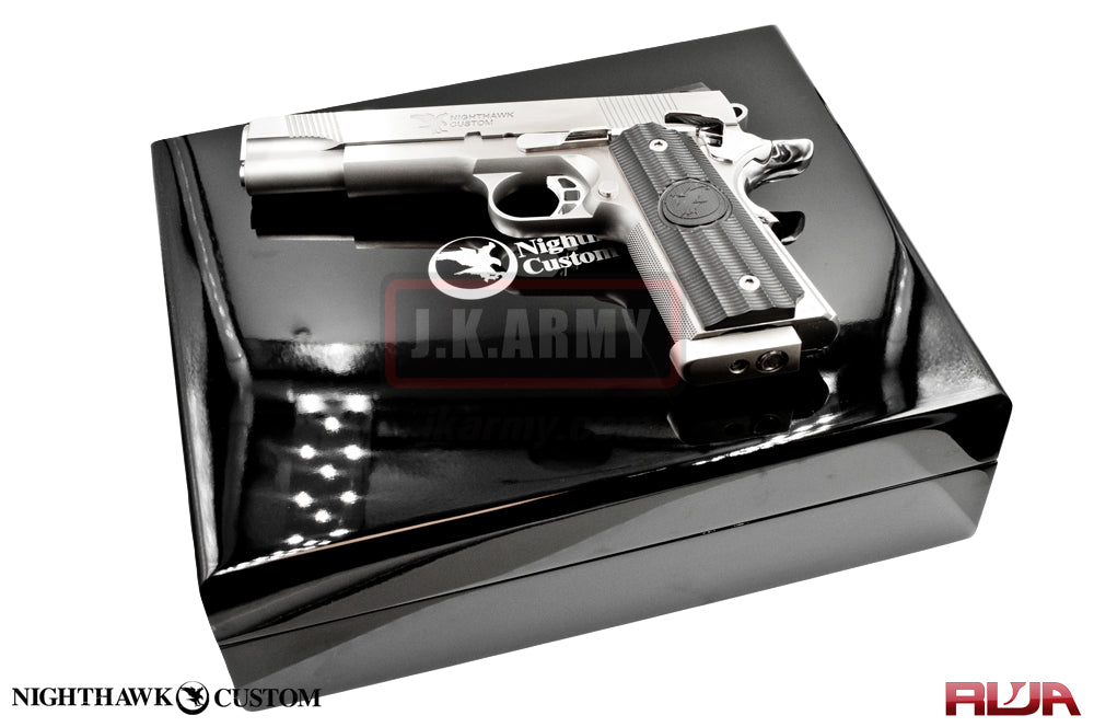 Nighthawk Custom GRP Stainless Steel GBB Pistol Airsoft Limited Edition ( RWA ) ( Limited Item )