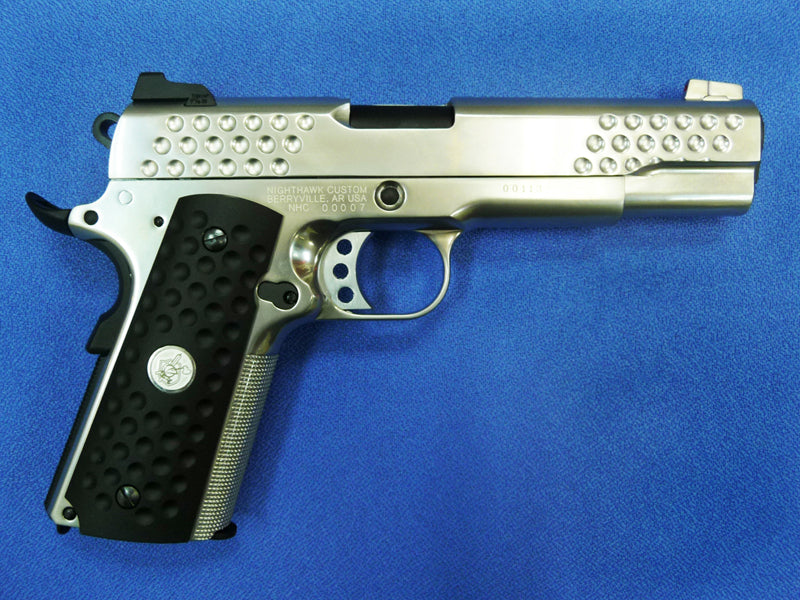 WE Knight Hawk M1911 Full Metal GBB Pistol (Silver / Black)