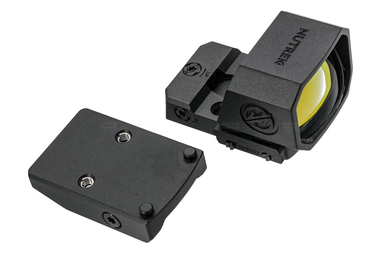 Nutrek Optics ALPHA-X 1x30x23 Extra-Large FOC Reflex Red Dot Sight ( 3 MOA / 6 MOA )-6 MOA