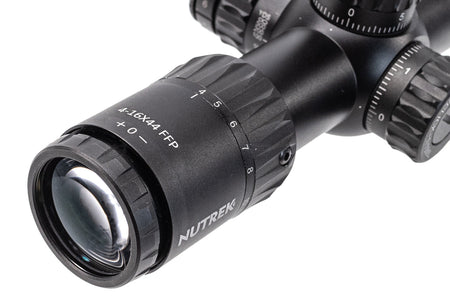 Nutrek Optics BLACKIRON ES FFP 4-16x44 30mm Rifle Scope ( Medium Level Optics )
