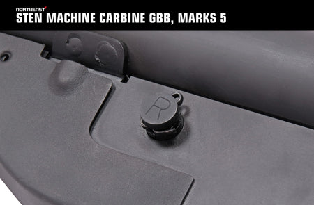 Northeast STEN Gun MK 5 GBBR , STEN MACHINE CARBINE GBB MARKS 5 ( Black )