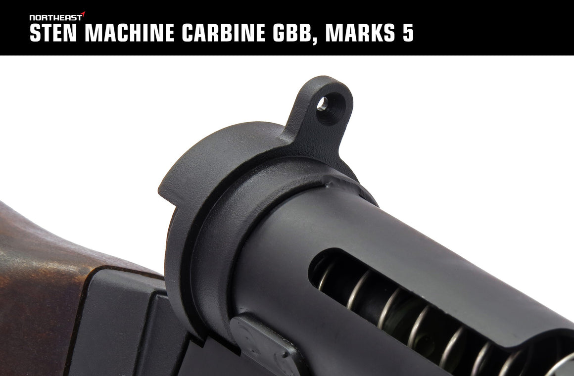 Northeast STEN Gun MK 5 GBBR , STEN MACHINE CARBINE GBB MARKS 5 ( Black )