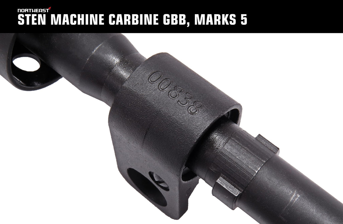 Northeast STEN Gun MK 5 GBBR , STEN MACHINE CARBINE GBB MARKS 5 ( Black )