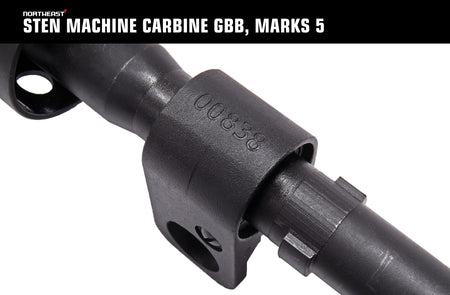 Northeast STEN Gun MK 5 GBBR , STEN MACHINE CARBINE GBB MARKS 5 ( Black )