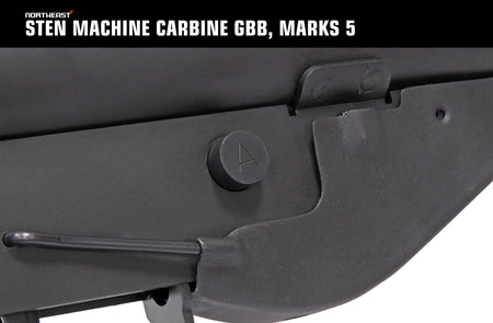 Northeast STEN Gun MK 5 GBBR , STEN MACHINE CARBINE GBB MARKS 5 ( Black )