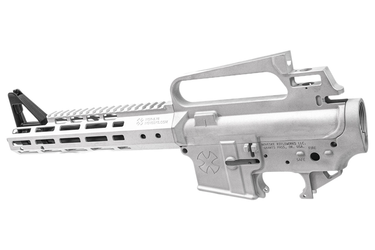 EMG Noveske Licensed A2 Carry Handle Upper Chainsaw Receiver and FSP Handguard Conversion Kit Set For Marui TM MWS GBBR Series ( by DYTAC ) ( RAW Edition, Non-Anodized )