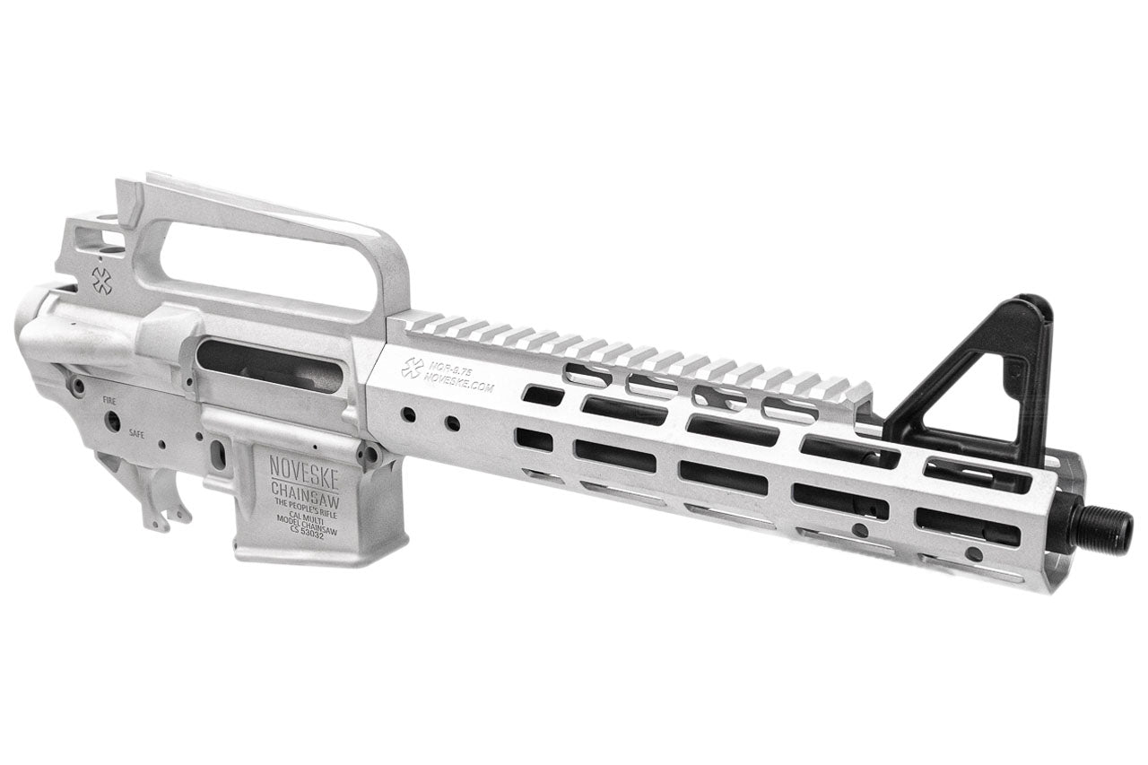 EMG Noveske Licensed A2 Carry Handle Upper Chainsaw Receiver and FSP Handguard Conversion Kit Set For Marui TM MWS GBBR Series ( by DYTAC ) ( RAW Edition, Non-Anodized )