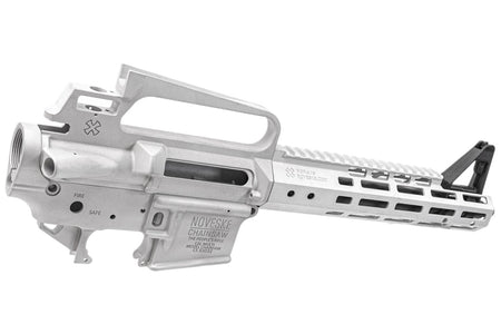 EMG Noveske Licensed A2 Carry Handle Upper Chainsaw Receiver and FSP Handguard Conversion Kit Set For Marui TM MWS GBBR Series ( by DYTAC ) ( RAW Edition, Non-Anodized )