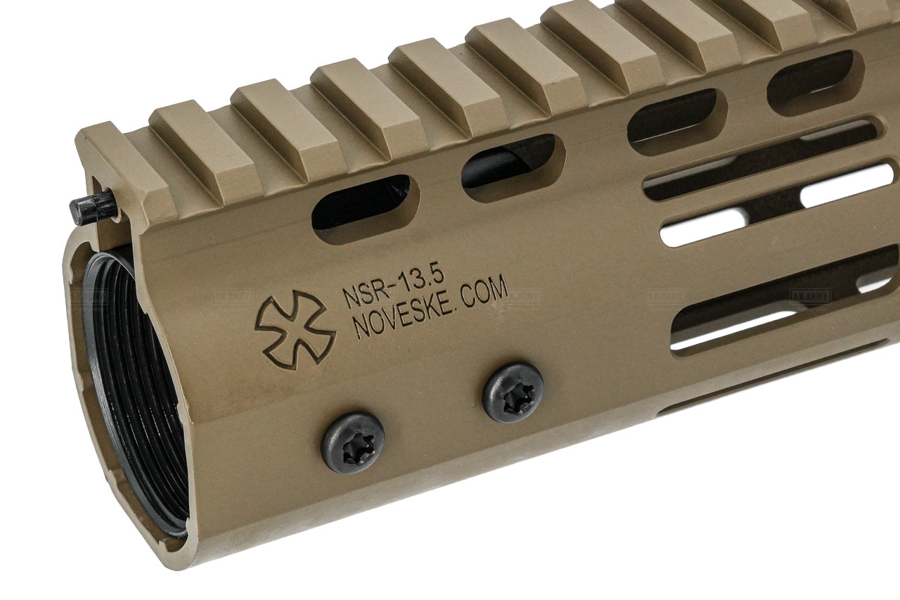 EMG Noveske NSR13.5 Handguard Set For Marui TM MWS / CGS AR / M4 GBBR Series ( by CGS ) -Olive Drab