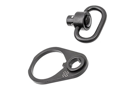 EMG Noveske Licensed CGS Steel QD Sling Swivel End Plate Set For CGS M4 GBBR / Tokyo Marui TM MWS GBBR System Series ( by CYMA )