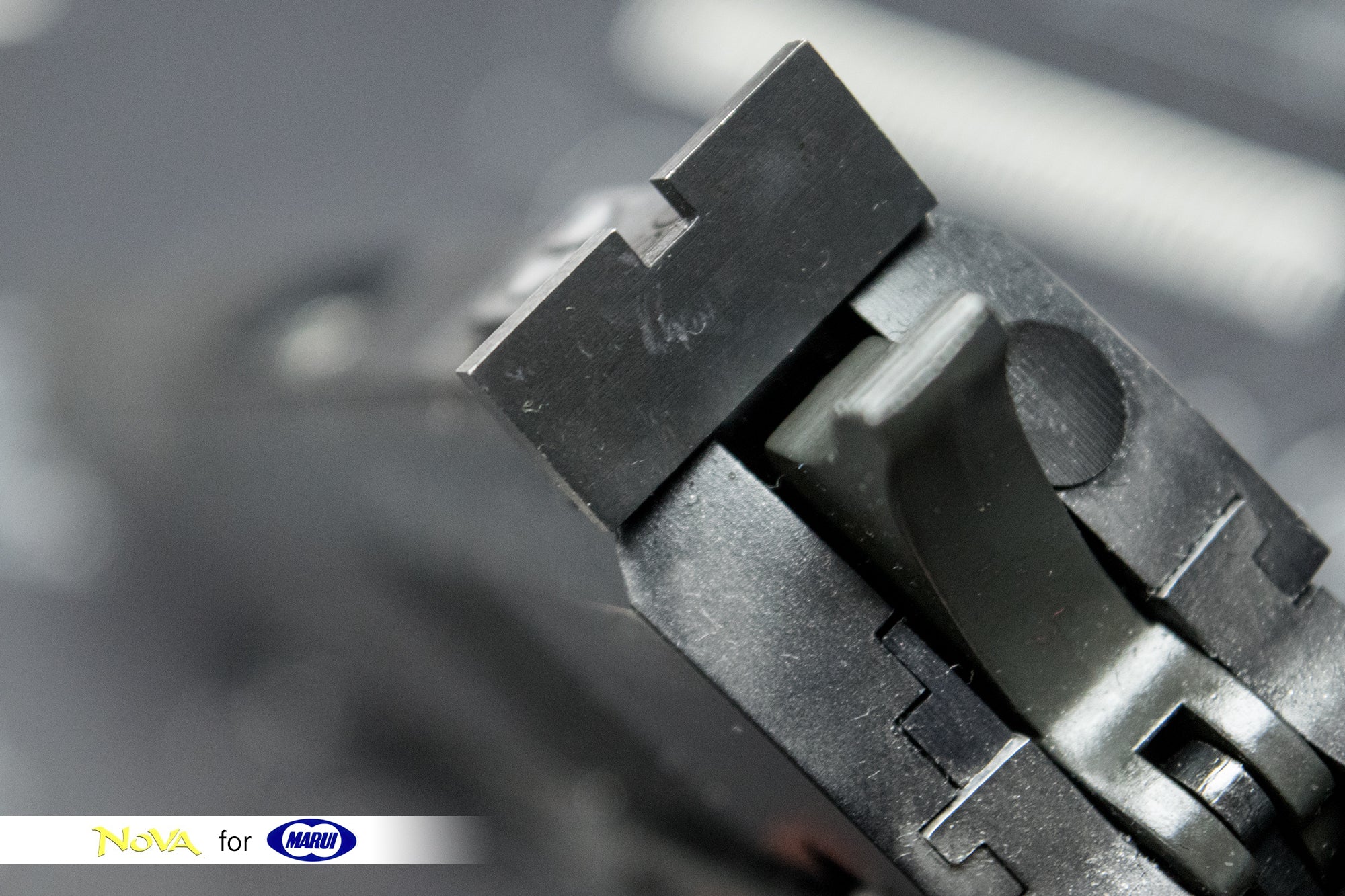 Custom Made - Nova " Gold Cup Nation Match " Aluminum Frame & Slide Kit with Marui Airsoft S70 1911 - Black ( Limited )