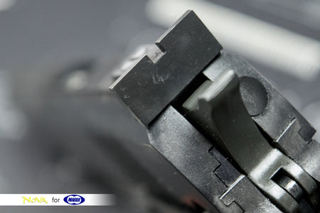 Custom Made - Nova " Gold Cup Nation Match " Aluminum Frame & Slide Kit with Marui Airsoft S70 1911 - Black ( Limited )