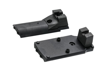 EMG Licensed CNC Steel Staccato C ( RMR Version ) Slide + Aluminum Frame Kit For Marui TM Hi-Capa GBBP Series