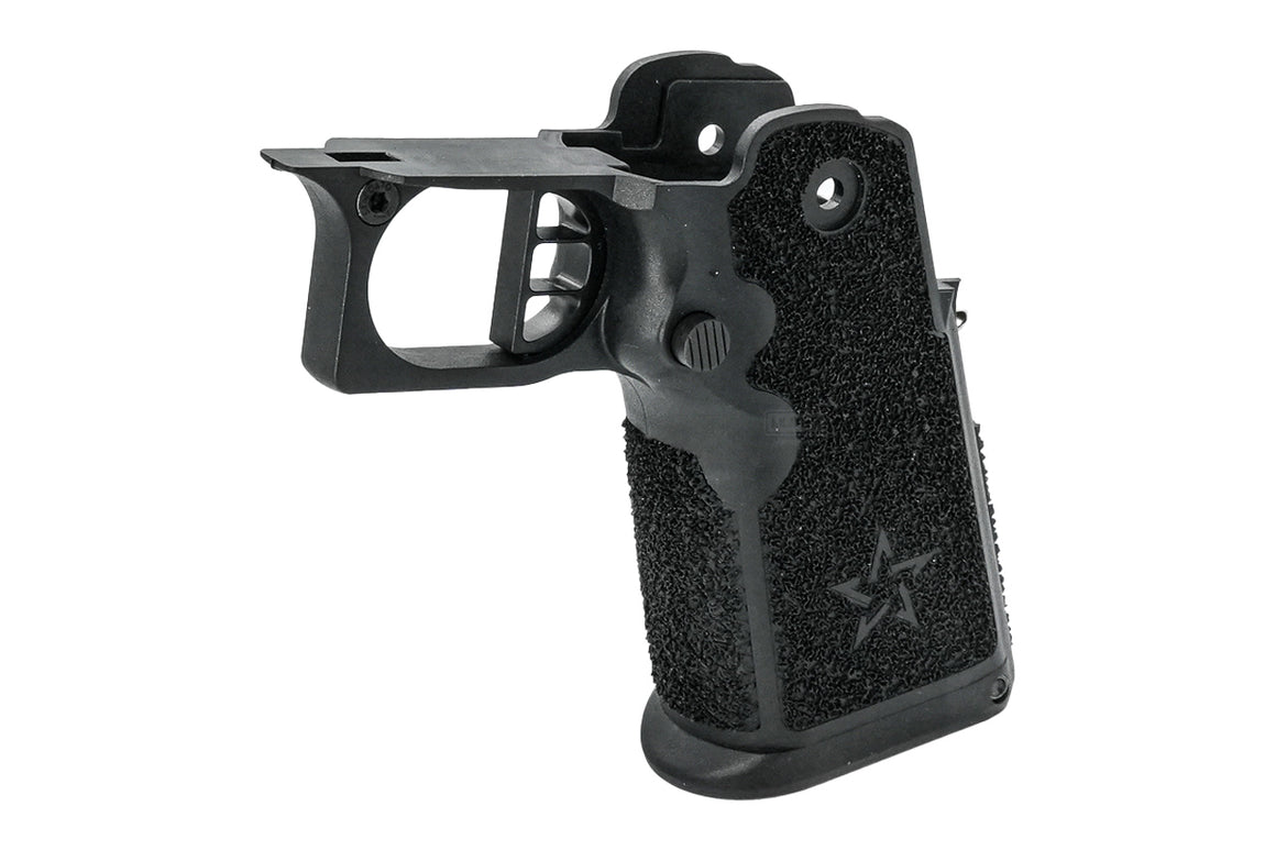 EMG Licensed CNC Steel Staccato C ( RMR Version ) Slide + Aluminum Frame Kit For Marui TM Hi-Capa GBBP Series