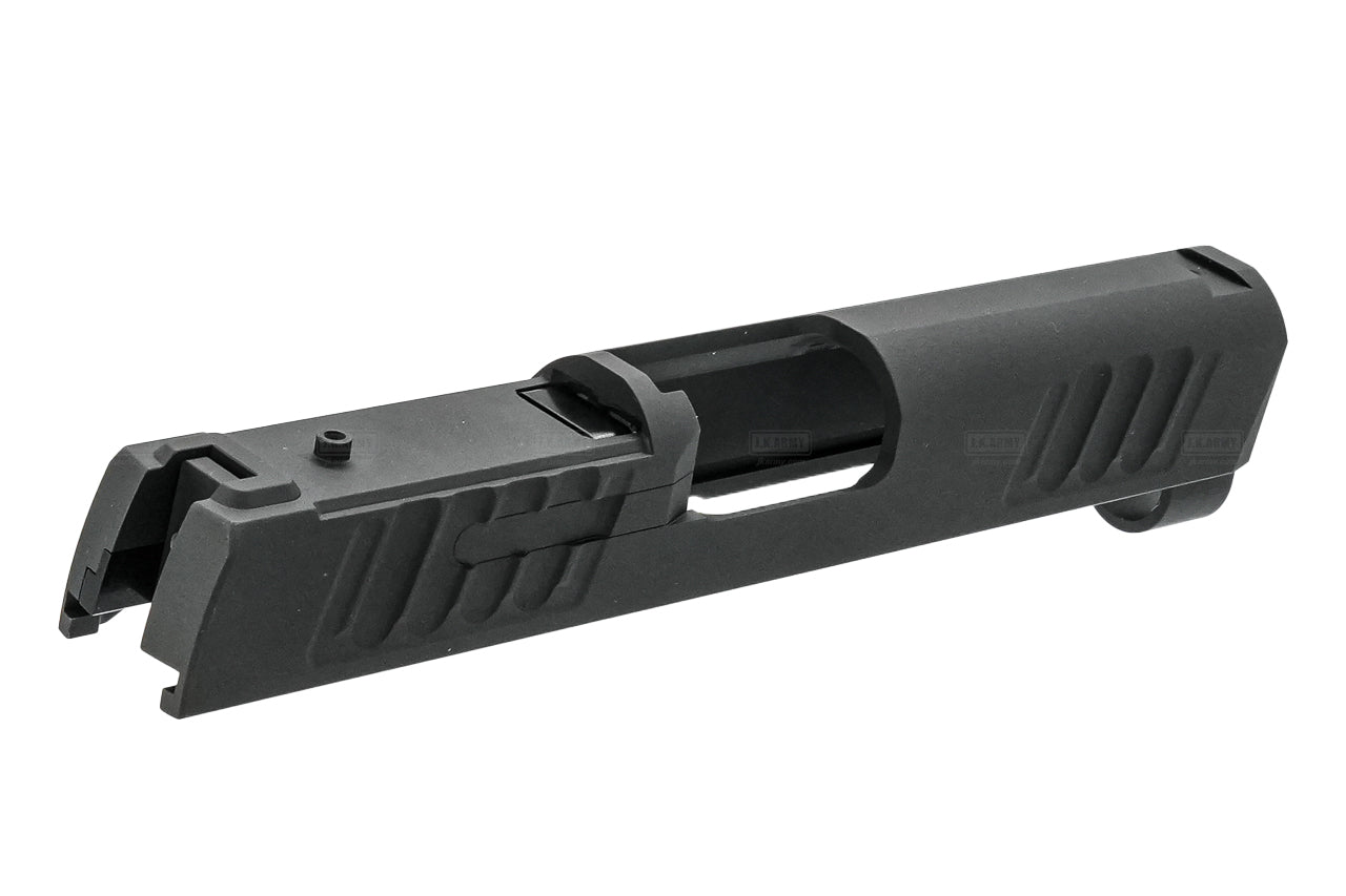 EMG Licensed CNC Steel Staccato C ( RMR Version ) Slide + Aluminum Frame Kit For Marui TM Hi-Capa GBBP Series