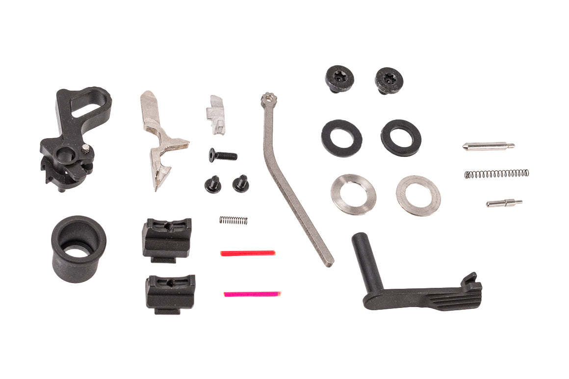 EMG Licensed CNC Aluminum Staccato C ( RMR Version ) Slide & Frame Kit For Marui TM Hi-Capa GBBP Series