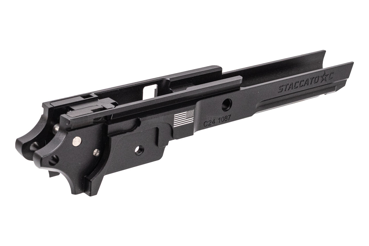 EMG Licensed CNC Aluminum Staccato C ( RMR Version ) Slide & Frame Kit For Marui TM Hi-Capa GBBP Series