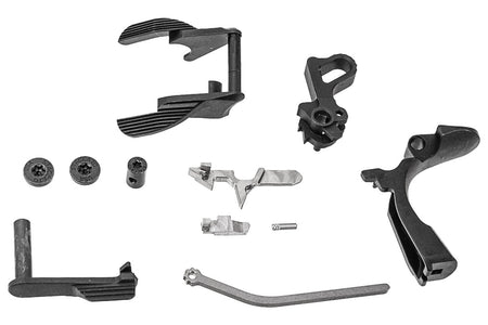 EMG Licensed CNC Aluminum Staccato CS ( RMR Version ) Slide & Frame Kit For Marui TM Hi-Capa GBBP Series