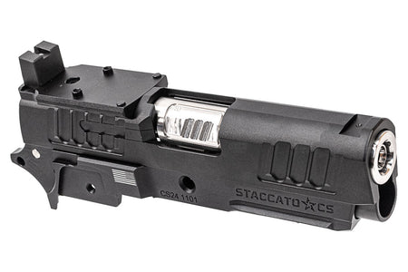 EMG Licensed CNC Aluminum Staccato CS ( RMR Version ) Slide & Frame Kit For Marui TM Hi-Capa GBBP Series