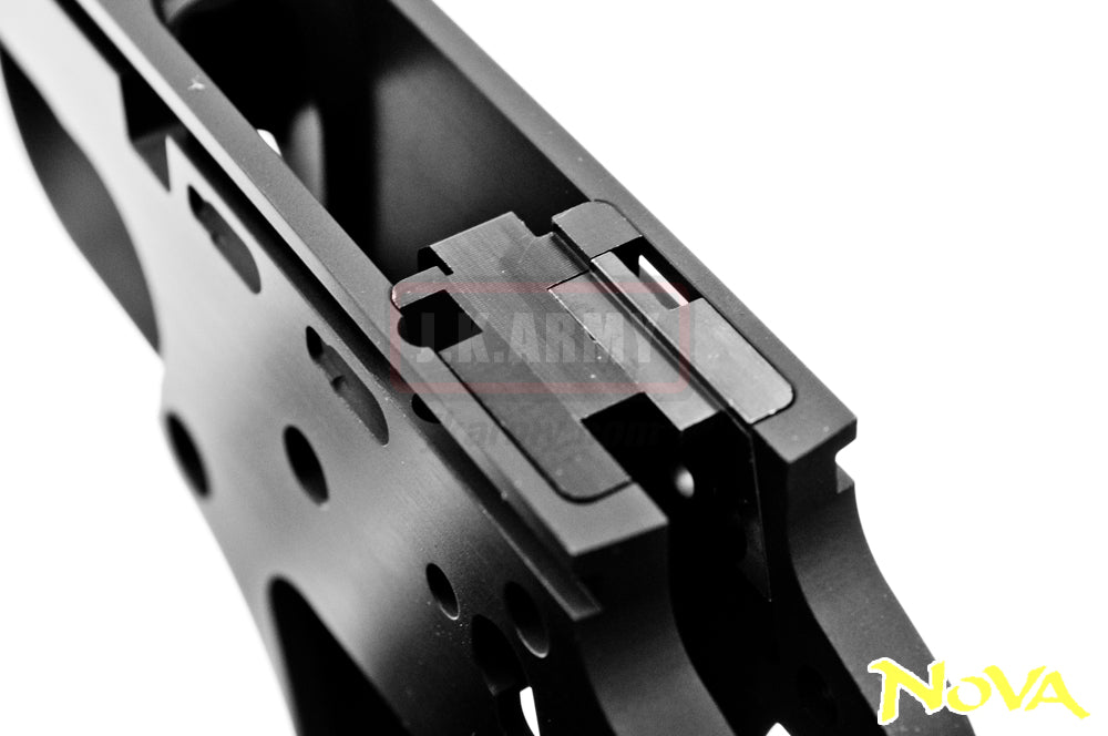 Nova " Gold Cup Nation Match " Aluminum Frame & Slide Kit for Marui Airsoft 1911 Series - Black ( Limited )