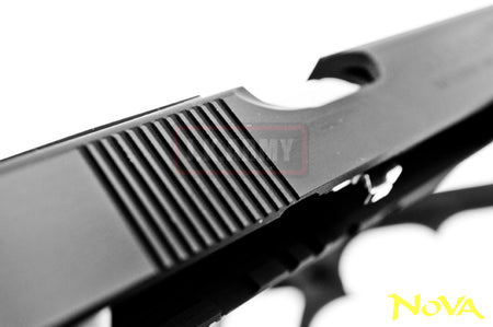 Nova " Gold Cup Nation Match " Aluminum Frame & Slide Kit for Marui Airsoft 1911 Series - Black ( Limited )