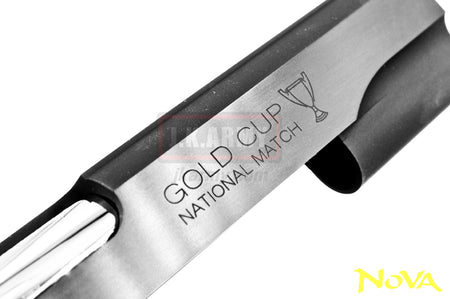 Nova " Gold Cup Nation Match " Aluminum Frame & Slide Kit for Marui Airsoft 1911 Series - Black ( Limited )