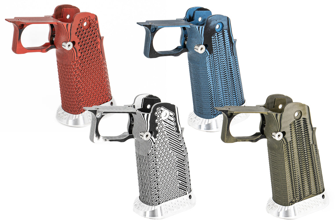 Nova CNC G10 Grip for Tokyo Marui TM 5.1 Hicapa GBB Series-Olive Drab-#MX Mix Texture