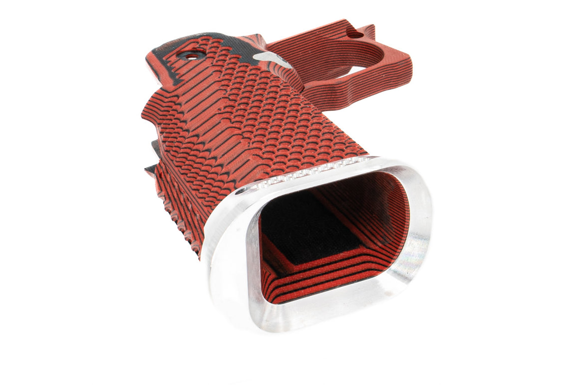 Nova CNC G10 Grip for Tokyo Marui TM 5.1 Hicapa GBB Series-Olive Drab-#MX Mix Texture