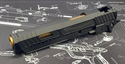 Nova CNC Aluminum TT Style Combat Master Set ( 5.4 size ) for Marui Hicapa GBB Series - Black