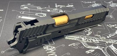 Nova CNC Aluminum TT Style Combat Master Set ( 5.4 size ) for Marui Hicapa GBB Series - Black