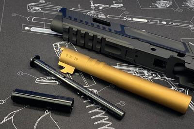 Nova CNC Aluminum TT Style Combat Master Set ( 5.4 size ) for Marui Hicapa GBB Series - Black