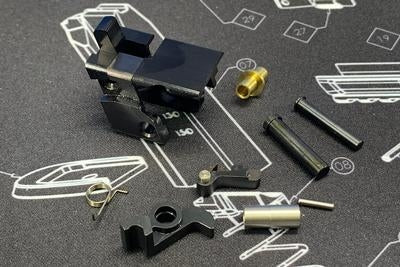 Nova CNC Aluminum TT Style Combat Master Set ( 5.4 size ) for Marui Hicapa GBB Series - Black