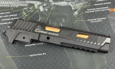 Nova CNC Aluminum T Style JW3 Combat Master Sight Block Barrel Version for Marui Hi-Capa GBB Series ( 5.4 Size Version )