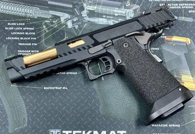 Nova CNC Aluminum T Style JW3 Combat Master Sight Block Barrel Version for Marui Hi-Capa GBB Series ( 5.4 Size Version )