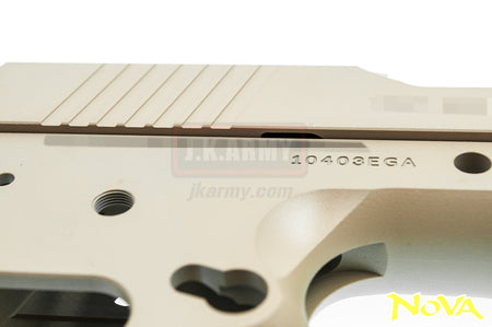 Nova M45A1 CQBP Aluminum Frame & Slide Kit for Marui Airsoft 1911 Series ( Cerakote FDE )