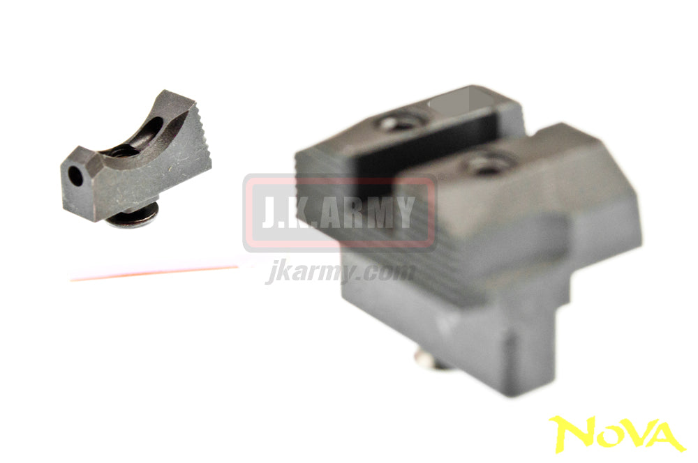 Nova S** Style Steel Front / Rear Sight Set fot TM / WE Model G17 GBB Series