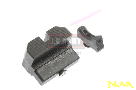 Nova S** Style Steel Front / Rear Sight Set fot TM / WE Model G17 GBB Series