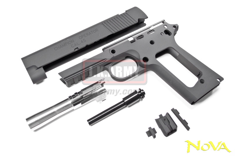 Nova SFA Champion Operator Aluminum Frame & Slide Kit for Marui Airsoft 1911 / MEU series