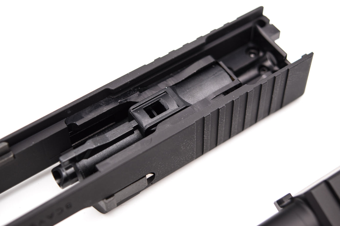 Nova CNC Aluminum 17 MOS Slide Kit for Tokyo Marui TM G Model 17 Gen4 GBB Series ( Black )