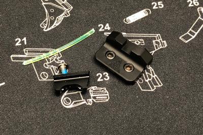 Nova SD-Style ( Window ) CNC Aluminum Slide Set For Marui Model 17 / 22 GBB Series-FDE