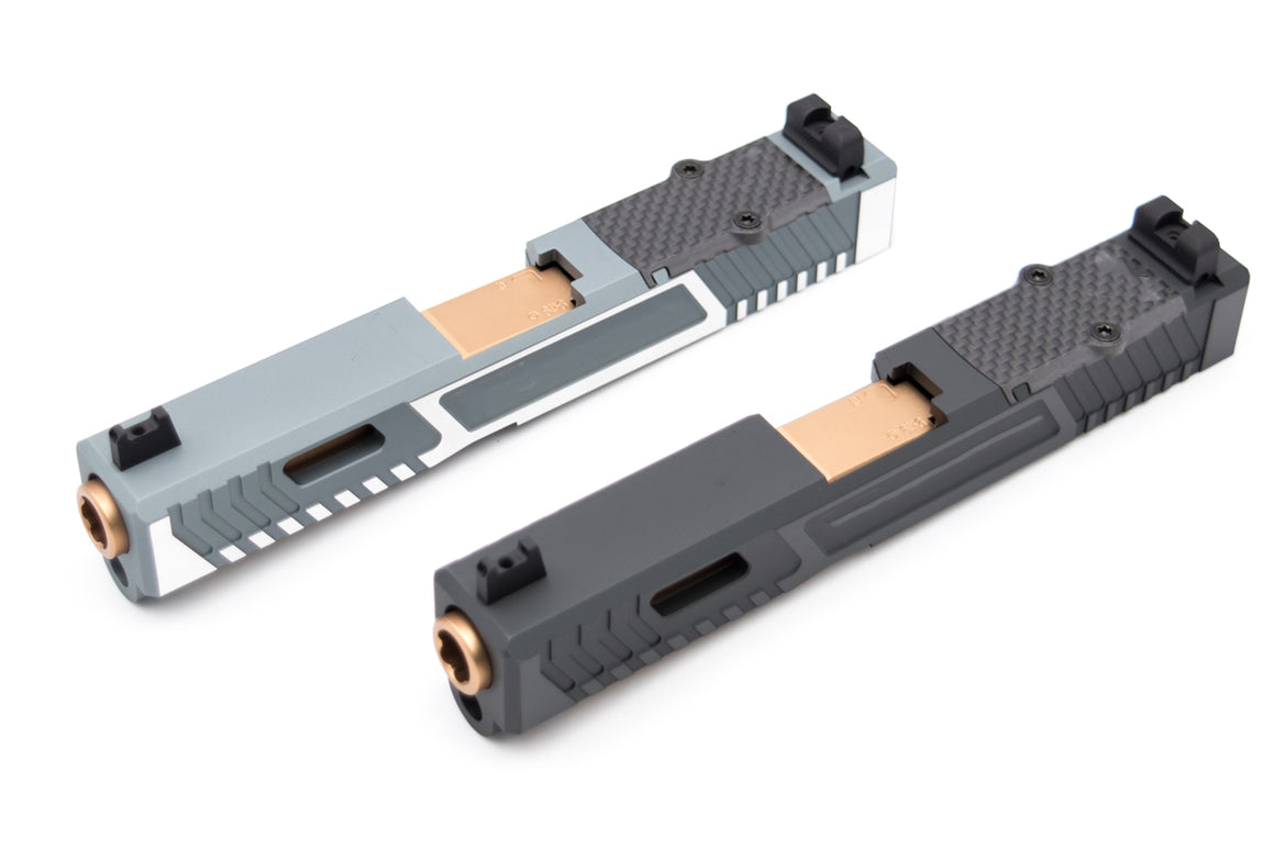 Nova T Style G Model RMR Cut Slide Kit w/ BBU for Marui TM G19 Gen3 GBBP Series ( CNC Aluminum Limited Edition )-Black