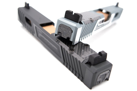 Nova T Style G Model RMR Cut Slide Kit w/ BBU for Marui TM G19 Gen3 GBBP Series ( CNC Aluminum Limited Edition )-Black