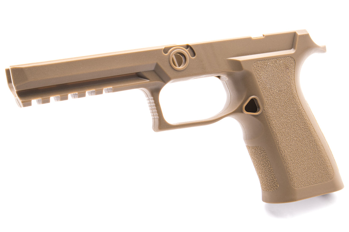 Nova P320 X-Series Custom Polymer Frame Grip for SIG / VFC P320 M17 M18 GBBP Series ( Full size )-Dark Earth ( DE )