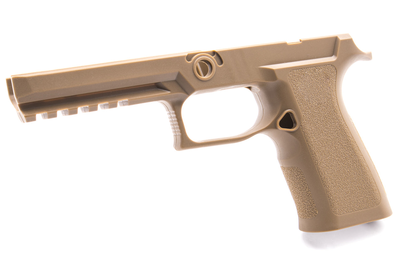 Nova P320 X-Series Custom Polymer Frame Grip for SIG / VFC P320 M17 M18 GBBP Series ( Full size )-Dark Earth ( DE )