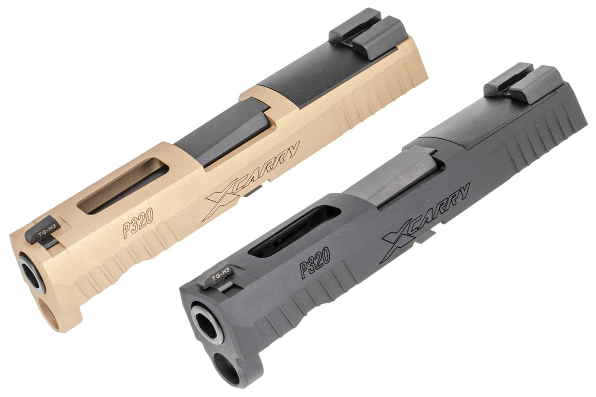 Nova CNC Aluminum P320 X-Carry M18 Slide Set for SIG AIR / VFC M17 / M18 GBB Series-Black