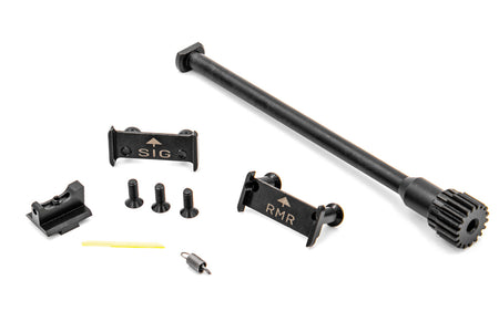 Nova P320 XFIVE Aluminum Slide Set for SIG AIR / VFC P320 M17 M18 GBBP Series ( Black / Tan / Silver )-Tan