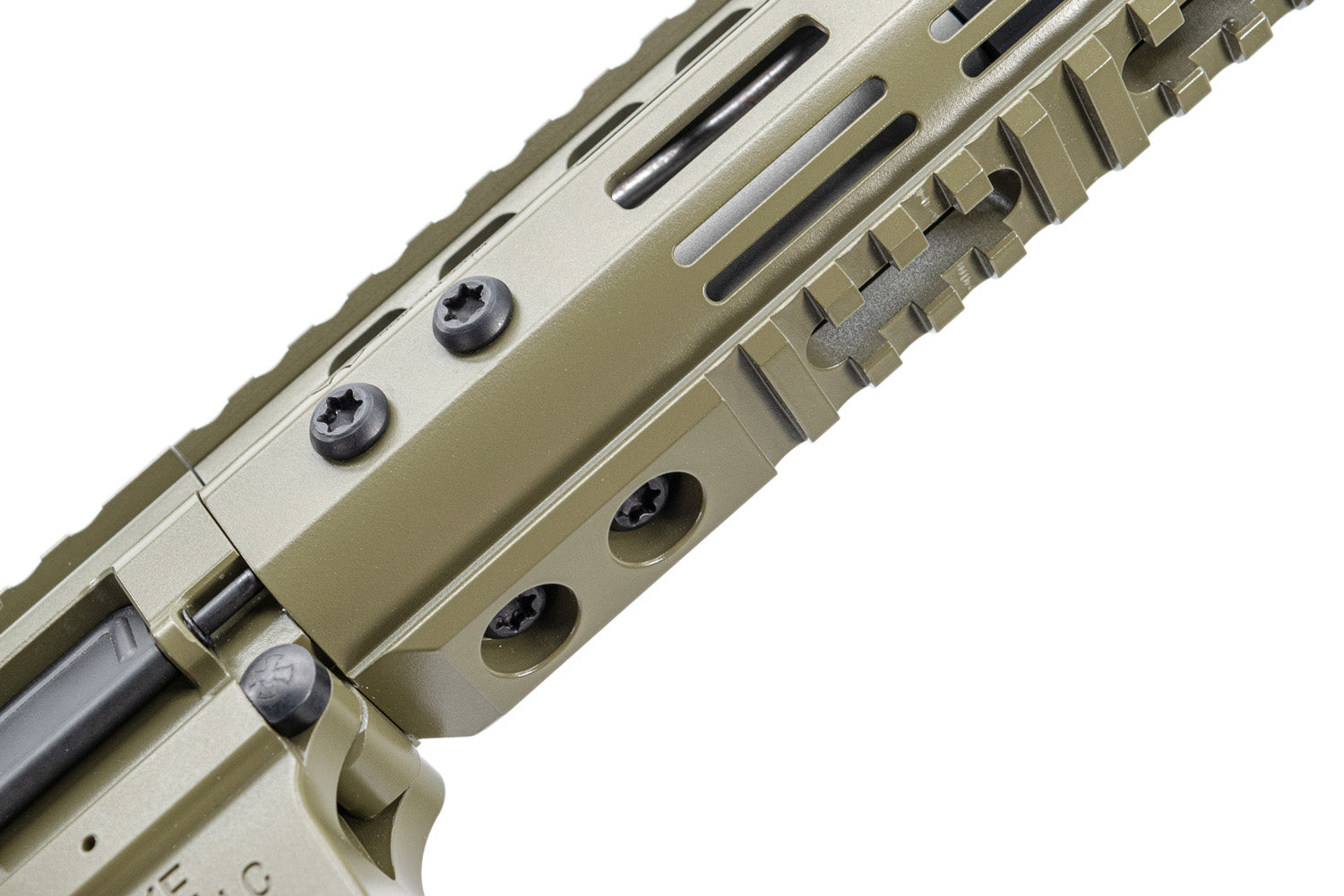 EMG Noveske Licensed 7.94” Gen 4 Ghetto Blaster Receiver Kit for Tokyo Marui TM M4 MWS GBB Series ( by DYTAC ) ( Cerakote Noveske Tiger Eye Brown )