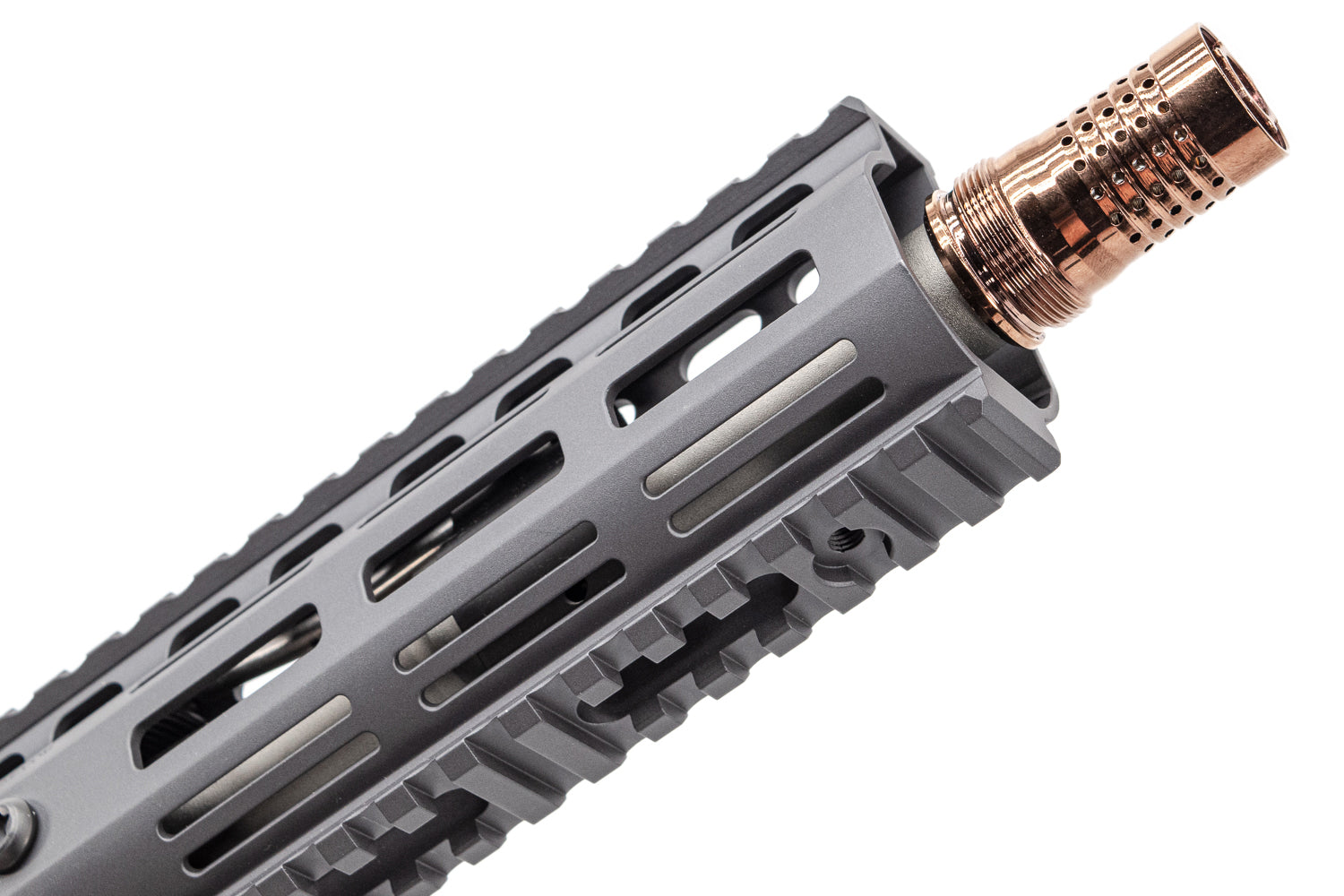 EMG Noveske Licensed 7.94” Gen 4 Ghetto Blaster Receiver Kit for Tokyo Marui TM M4 MWS GBB Series ( by DYTAC ) ( Cerakote Noveske Tiger Eye Brown )